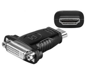 Adapter AV MicroConnect HDMI - DVI-D czarny (HDM1924F) 1