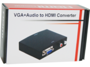 Adapter AV MicroConnect VGA+R/L Audio - HDMI Converter - HDM1924V 1