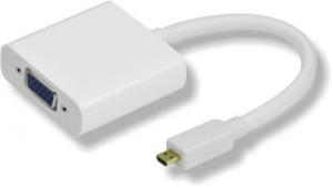 Adapter AV MicroConnect HDMI Micro - D-Sub (VGA) biały (HDMIDVGA) 1