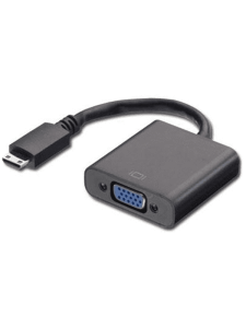 Adapter AV MicroConnect HDMI Mini  - D-Sub (VGA) czarny (HDMIVGAB) 1