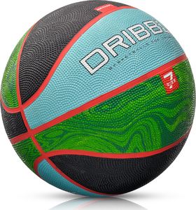 Meteor Piłka koszykowa Meteor Dribble 7 niebieski/zielony Uniwersalny 2