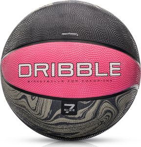 Meteor Piłka koszykowa dribble #7 Meteor Dribble 7 różowy Uniwersalny 1