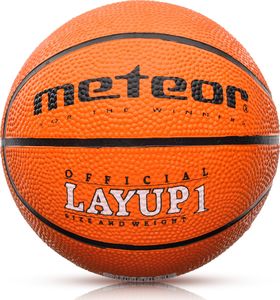 Meteor Piłka koszykowa Layup pomarańczowa 1
