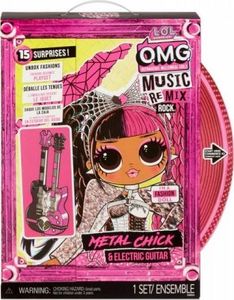 MGA Lalka L.O.L. Remix Rock, Metal Chick and Electric Guitar 1