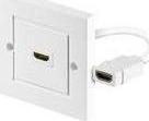 Kabel MicroConnect HDMI wall socket 1 port white - HDMWALL1 1