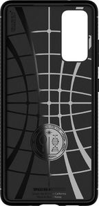 Braders Etui Spigen Rugged Armor + Szkło Hartowane do Galaxy S20 FE 7