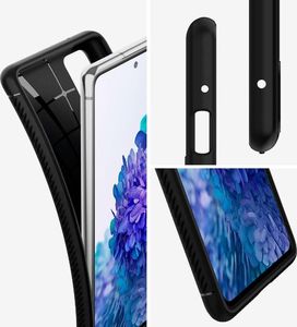 Braders Etui Spigen Rugged Armor + Szkło Hartowane do Galaxy S20 FE 9