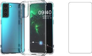 Braders Etui Anti Shock + Szkło Płaskie do Samsung Galaxy S21 FE 1
