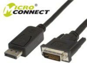 Kabel MicroConnect DisplayPort - DVI-D 1m czarny (DP-DVI-MM-100) 1