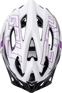 Meteor Kask rowerowy Meteor Gruver M 55-58 cm biały/szary/bakłażanowy S 3