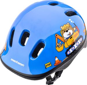 Meteor Kask rowerowy dziecięcy KS06 Teddy Builder S 1