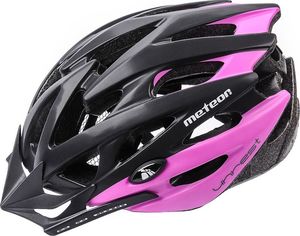 Meteor Kask rowerowy Meteor MV29 Unrest M 55-58 cm różowy/czarny M (55-58 cm) 1