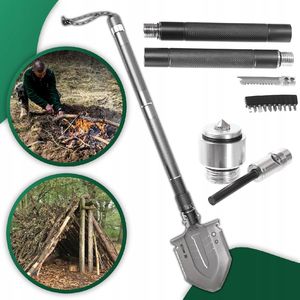 Jack Mors Składana Wielofunkcyjna Łopata Saperka Stalowa 3