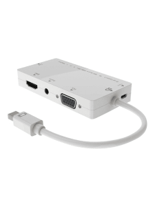 Adapter AV MicroConnect DisplayPort Mini - HDMI - D-Sub (VGA) - DVI biały (MDPDVIHDMIVGAAA) 1