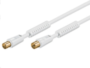 Kabel MicroConnect Antenowy 2.5m biały (COAX025W) 1