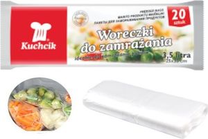 Kuchcik Woreczki torebki do mrożenia LDPE 3.5 L 20 szt 1