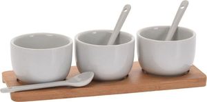 Excellent Houseware Miseczki na dipy do serwowania sosów z łyżeczkami 3