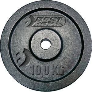 Best Sporting Obciążenie Żeliwne Czarne 10 kg Fi 30mm 1