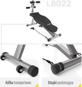 L8022 ŁAWKA DO ĆWICZEŃ HMS PREMIUM 11