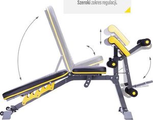 LS3061 ŁAWKA POD SZTANGĘ HMS PREMIUM 6