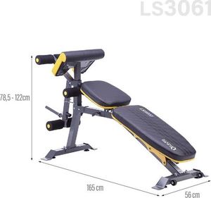 LS3061 ŁAWKA POD SZTANGĘ HMS PREMIUM 9