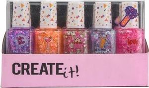 ZESTAW 5 LAKIERÓW DO PAZNOKCI CONFETTI CREATE IT! standard 2