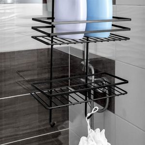 Koszyk prysznicowy Vilde prostokątny czarny (5907610289403) 6