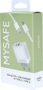 Ładowarka Mysafe CH18W 1x USB-A 1x USB-C  (5904208500742) 3
