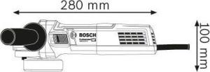 Szlifierka Bosch GWS 9-125 S + 2x Tarcza diamentowa 3