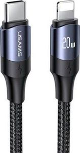 Kabel USB Usams USB-C - Lightning 2 m Czarny (6958444973319) 1