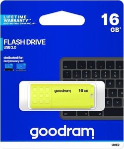 GoodRam GOODRAM Pendrive UME2 16GB USB 2.0 Żółty 1