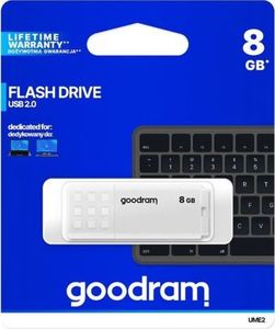 GoodRam GOODRAM Pendrive UME2 8GB USB 2.0 Biały 1