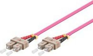 MicroConnect Patchcord światłowdowy SC/UPC-SC/UPC, 50/125 OM4, 1m (FIB222001-4) 1