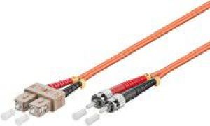 MicroConnect Patchcord światłowdowy ST/PC-SC/PC, 62.5/125 OM1, 3m (FIB120003) 1