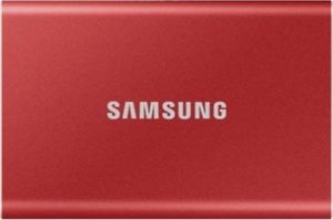Samsung Samsung Dysk Portable T7 500GB USB 3.2 Gen.2 czerwony 1