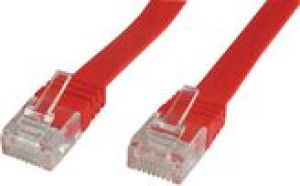 MicroConnect RJ-45/RJ-45 kat.6 2m Czerwony (V-UTP602R-FLAT) 1