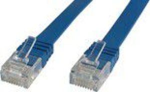 MicroConnect CAT6 U/UTP 3M Flat Cable, niebieski (V-UTP603B-FLAT) 1