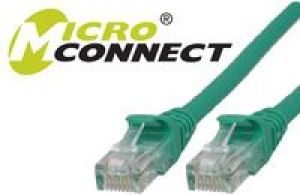 MicroConnect Patchcord U/UTP, CAT6, 2m, zielony (UTP602GBOOTED) 1
