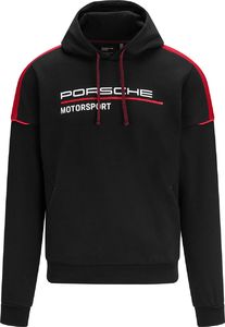 Porsche Motorsport Bluza męska z kapturem Logo czarna Porsche Motorsport 2022 M 1