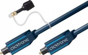 Kabel Clicktronic Toslink - Toslink 0.5m granatowy (70365) 2
