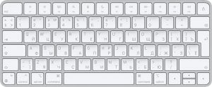 Klawiatura Apple Apple Magic Keyboard MK2A3RS/A Standard, Wireless, Russian, Silver/ White, Bluetooth 1