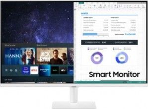 Monitor Samsung Samsung Monitor 32 cale LS32AM501NUXEN VA 1920x1080 FHD 16:9 8 ms (GTG) +głośniki SMART płaski biały 1