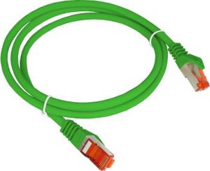 Alantec Patch-cord S/FTP kat.6A LSOH 0.5m zielony ALANTEC 1