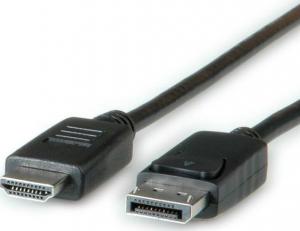 Kabel Roline DisplayPort - HDMI 1m czarny 1