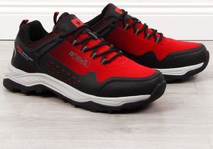 Buty trekkingowe męskie News EVE333B czarno-czerwone r. 45 2