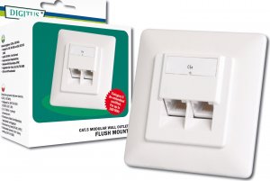 Digitus CAT 5e mod wall outlet. shield - DN-9001-N 3