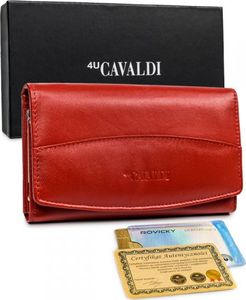 4U Cavaldi Skórzany portfel damski marki Cavaldi, zapinany na zatrzask 1