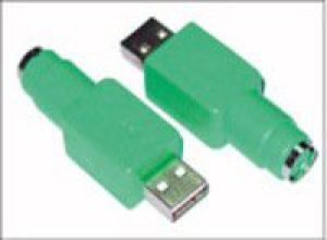 Adapter USB MicroConnect USB - PS/2 Zielony  (USBAPS2F) 1