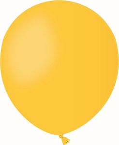 Gemar Balony pastelowe Ciemnożółte, A50, 13 cm, 100 szt. 1