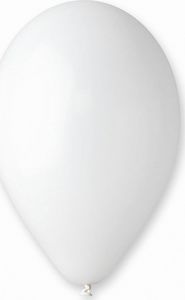 Gemar Balony pastelowe Białe, G110, 30 cm, 100 szt. 1
